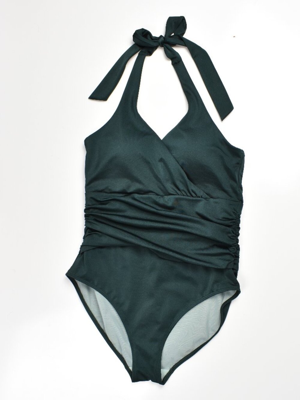 Boden Levanzo Halter Swimsuit Green -